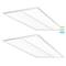 Luxrite 2x4 FT Troffer LED Panel Lights 3CCT 3500K-5000K 30/40/50W Up to 5500LM 0-10V Dimmable DLC UL, 2PK LR25707-2PK - alternate 1